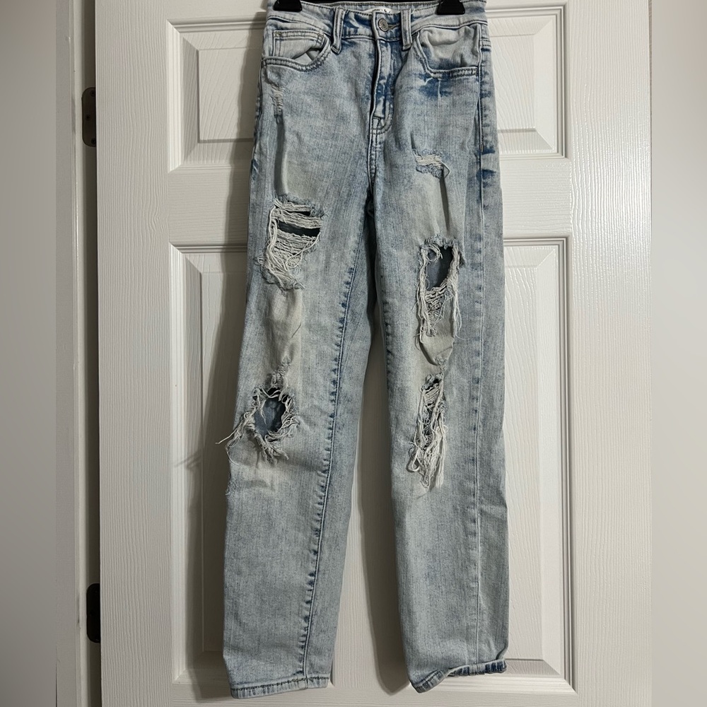 Willow & Root Light Wash Mom Jeans